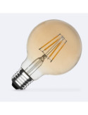 Ampoule LED Filament E27 6W 540 lm G80 Gold