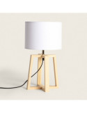 Lampe à Poser Bois Korsade