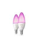 Pack Ampoules LED Intelligentes E14 2x4W 470 lm PHILIPS Hue White