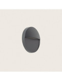 Applique Murale Extérieure LED 3W CCT Seleccionable en Saillie Ronde Jade