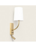 Applique Murale avec Flex LED de Lecture 2.5W Métal Gold-Teylo Conne