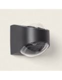 Applique Murale Extérieure LED 12W Aluminium Éclairage Double Face Adelfa