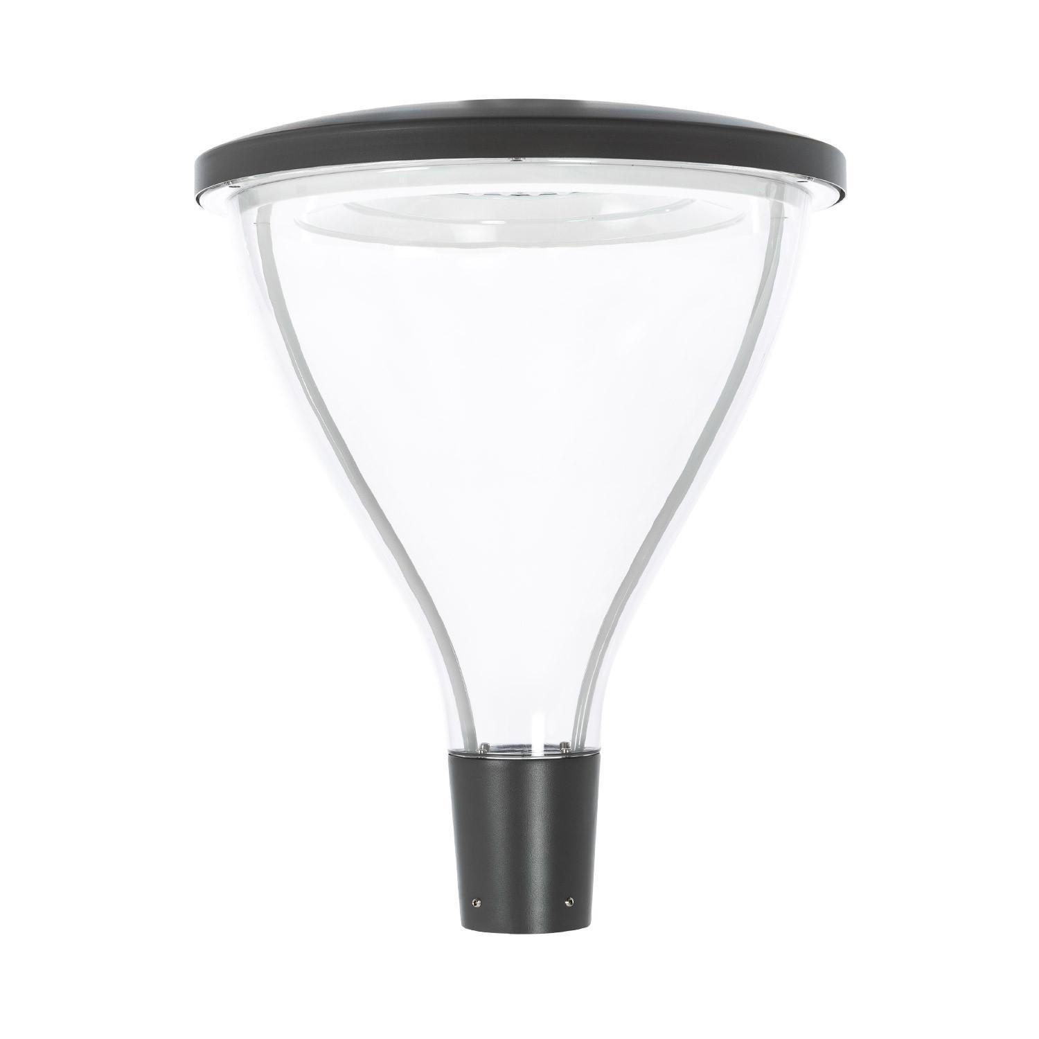 Lampadaire LED 60W LumiStyle LUMILEDS PHILIPS Xitanium Dimmable DALI Blanc froid 5000K Asymétrique 140ºx60º