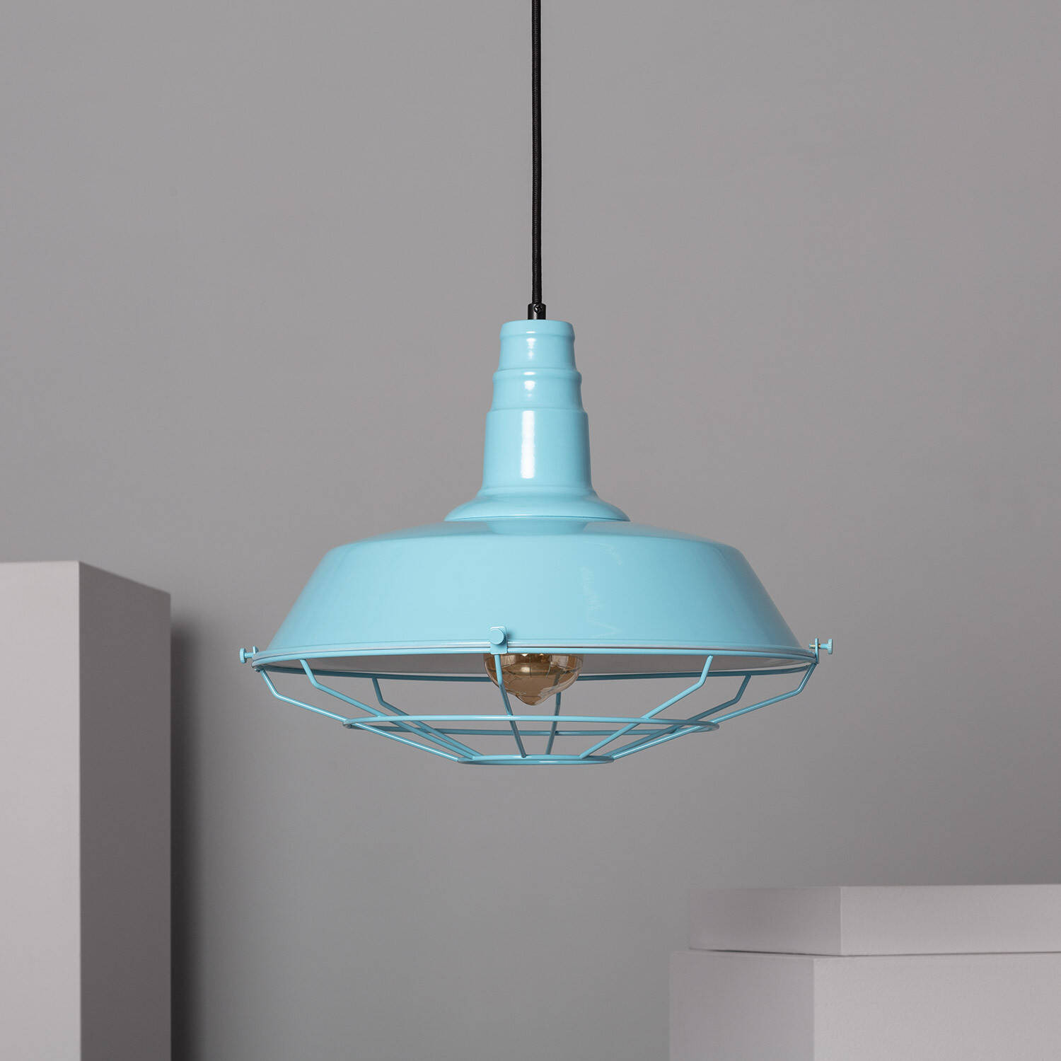 Suspension Métal Jagger Bleu ciel