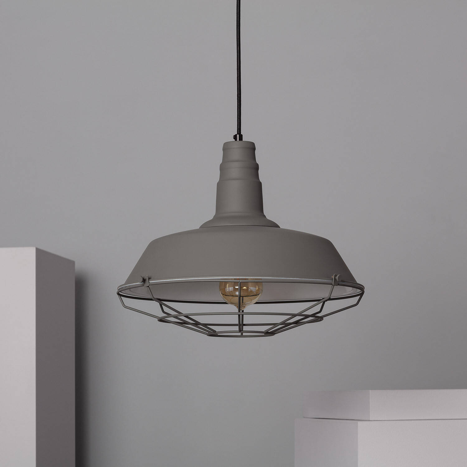 Suspension Métal Jagger Gris