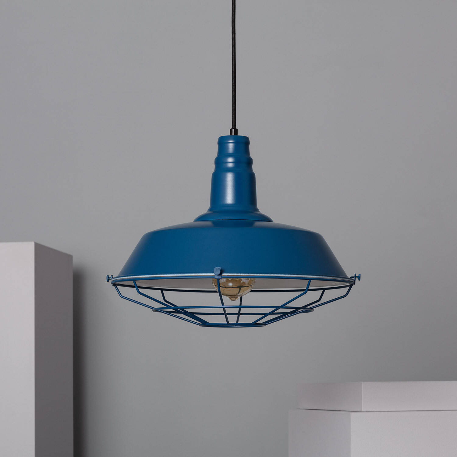 Suspension Métal Jagger Bleu
