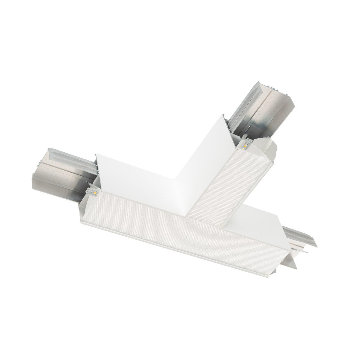 Jonction T pour Barre Linéaire LED Turner 12W Blanc chaud 3000K Blanc