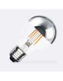 Ampoule Filament LED E27 6W 600 lm A60 Dimmable Chrome Reflect