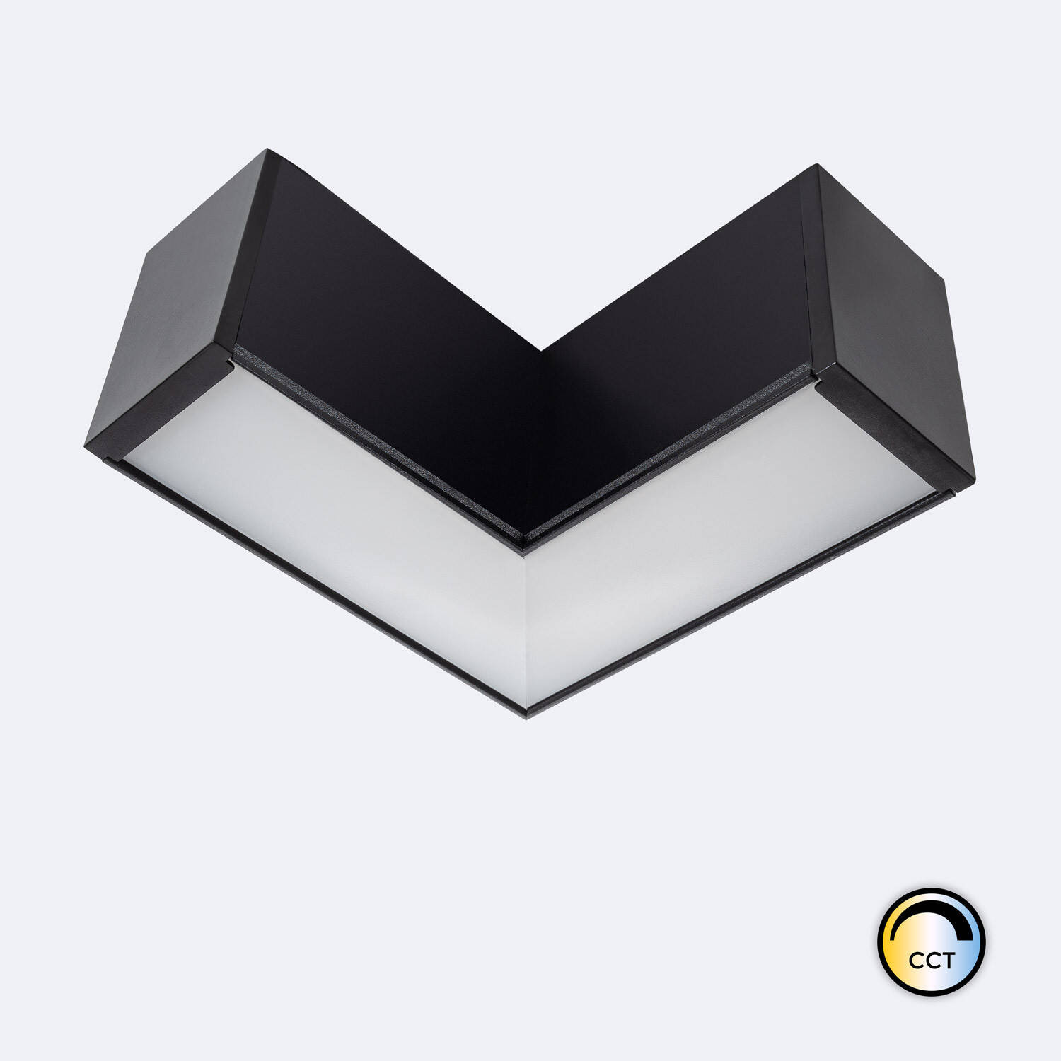 Jonction L pour Barre Linéaire LED Luxor 8W Noir