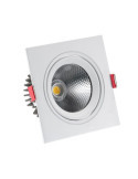 Spot Downlight LED 10W Carré Madison Coupe Ø 95 mm