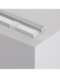 Profilé Aluminium en Saillie avec Capot Continue pour Ruban LED jusqu'à 12 mm