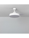 Ventilateur de Plafond Silencieux Dalori Blanc 106cm Moteur DC