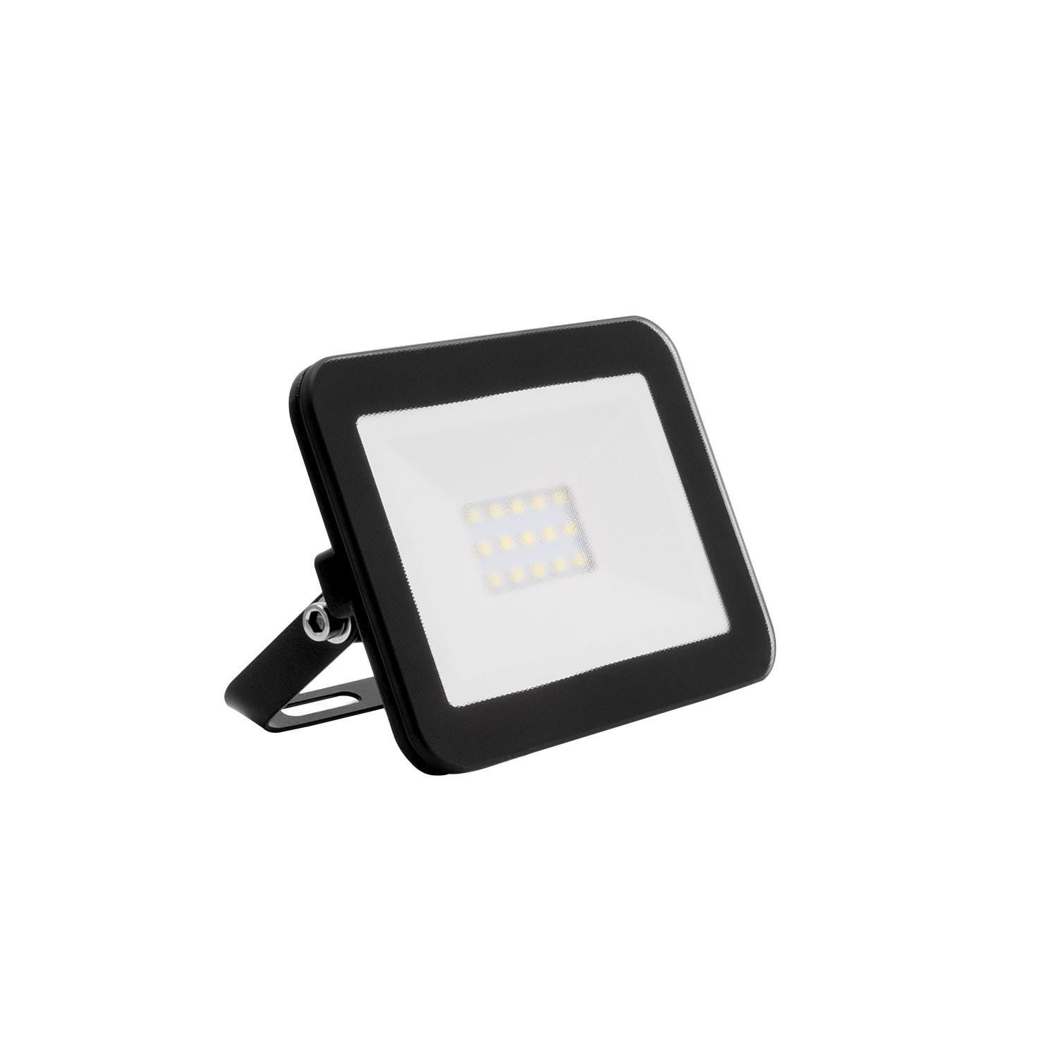 Projecteur LED Slim Crystal 120lm/W IP65 10W Noir Blanc froid 6000K