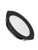 Downlight LED 50W Rond SAMSUNG Aero 130 lm/W Microprismatique LIFUD Coupe Ø 200 mm Noir