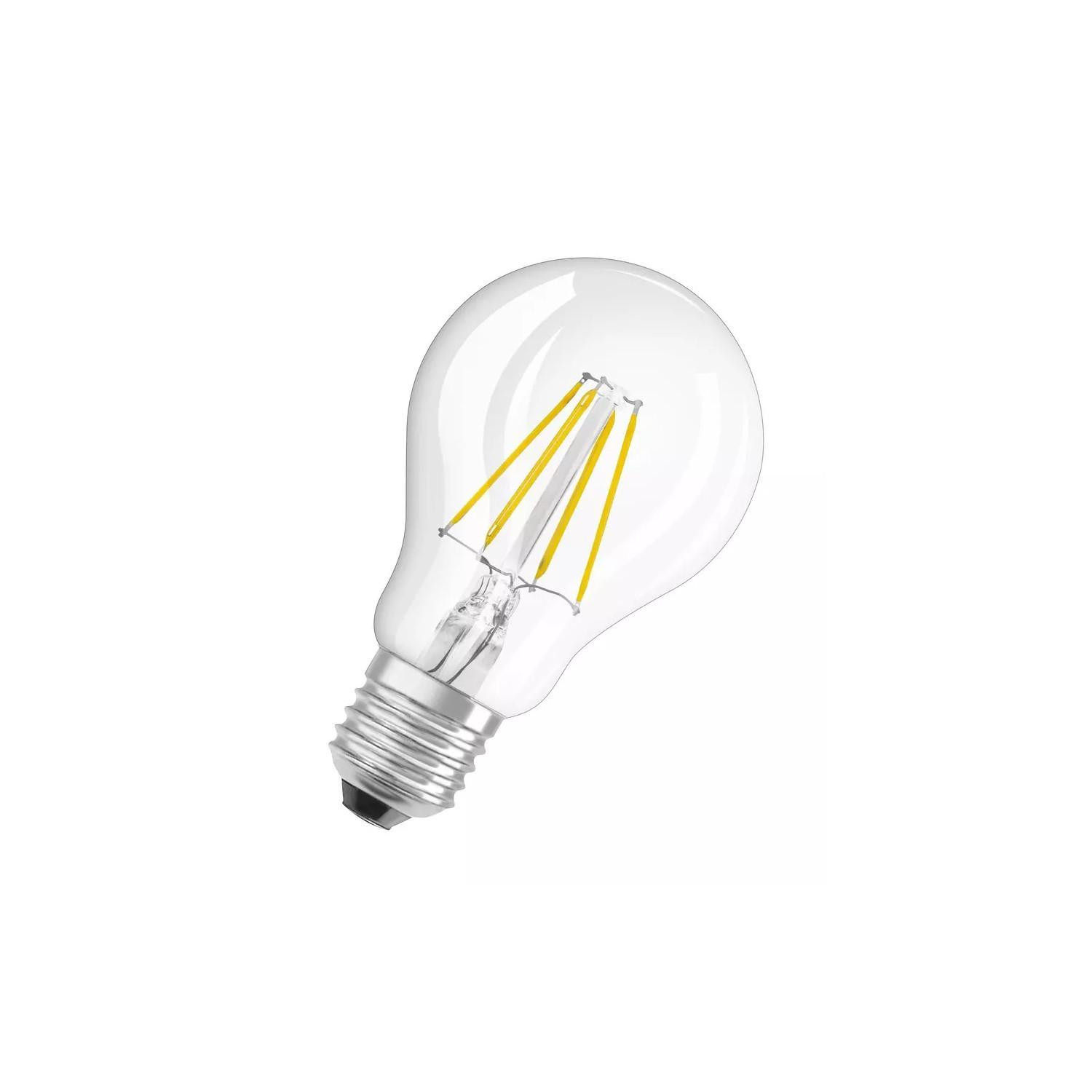 Ampoule LED Filament E27 4W 470lm A60 OSRAM Parathom Value Classic Blanc chaud 2700K