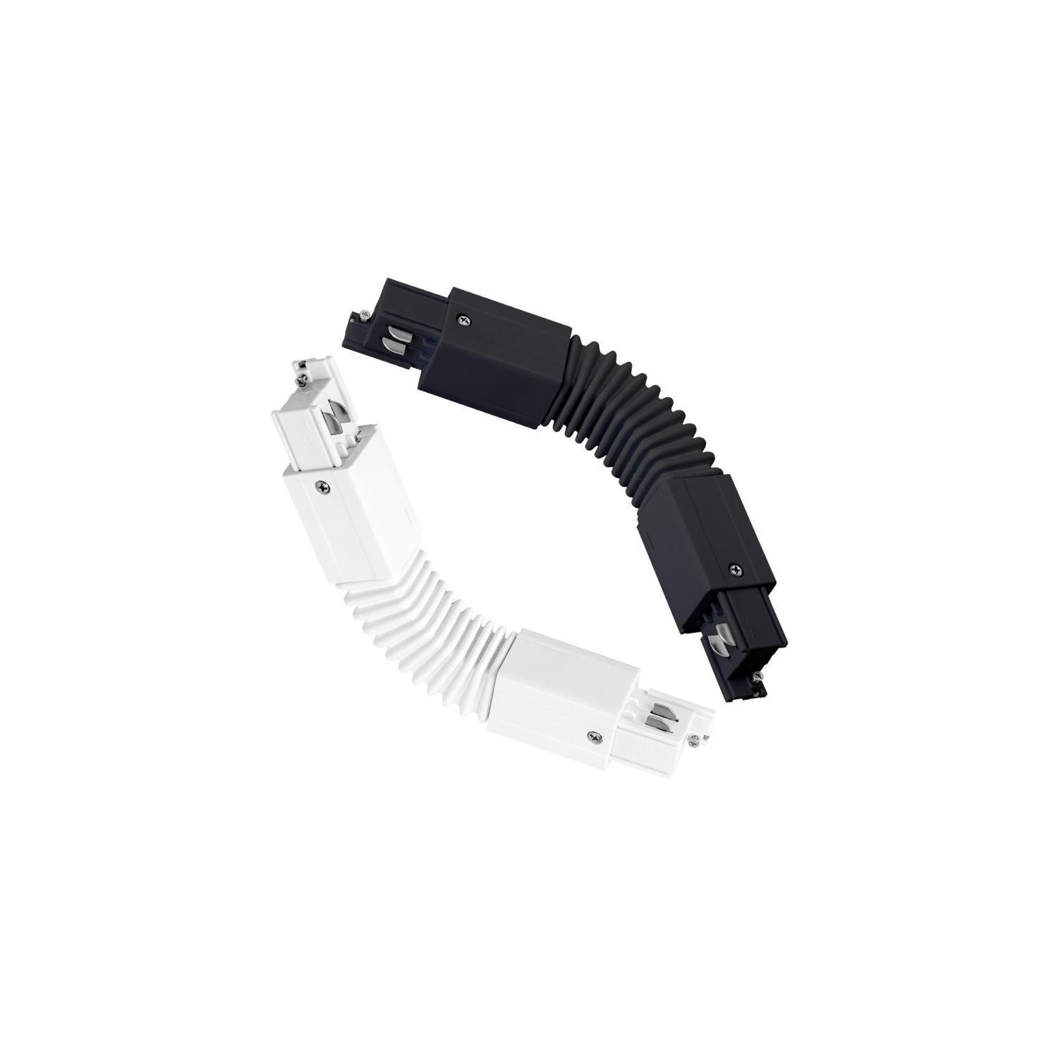 Connecteur Flexible pour Rail Triphasé Blanc
