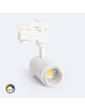 Spot LED sur Rail Triphasé 10W Dimmable CCT Pulyx Multi-angle 15-60º