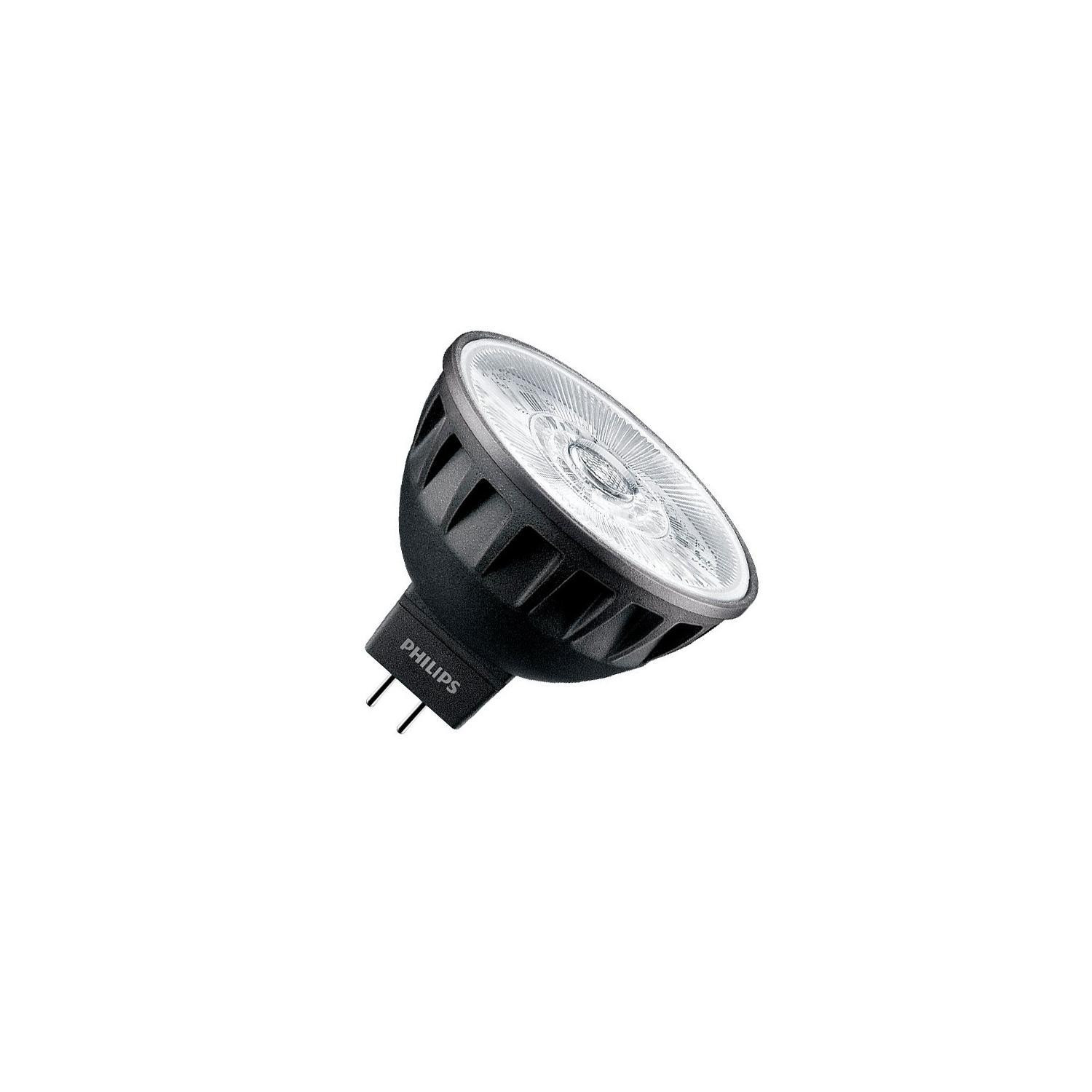 Ampoule LED 12V Dimmable GU5.3 7.5W 520lm MR16 PHILIPS ExpertColor Blanc chaud 3000K