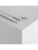 Profilé Aluminium Encastrable avec Capot Continu pour Ruban LED jusqu'à 12mm
