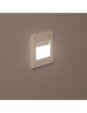 Balise LED 1.5W Encastrable au Mur Randy Blanche