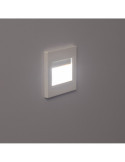 Balise LED 1.5W Encastrable au Mur Randy Blanche