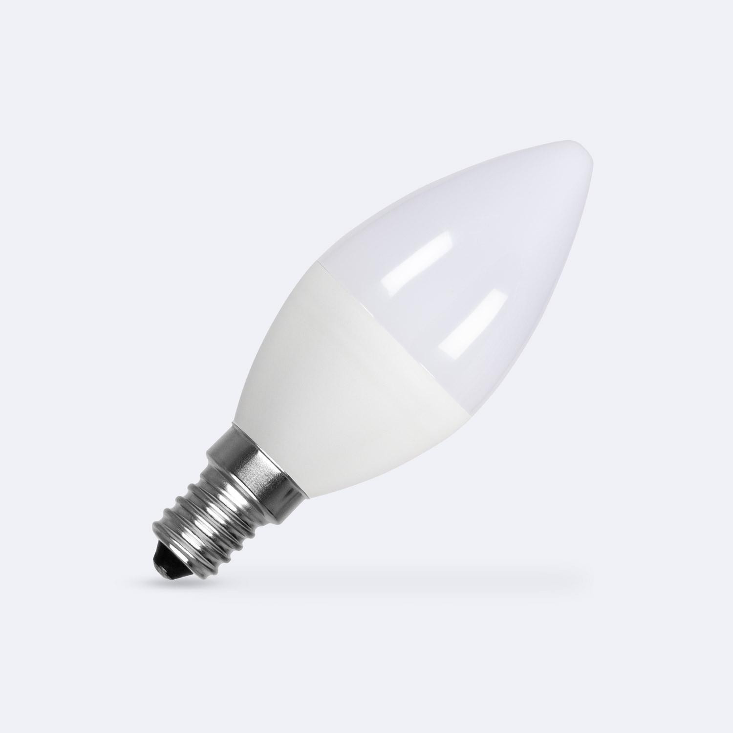 Ampoule LED E14 5W 500lm C37 No Flicker Blanc froid 6500K