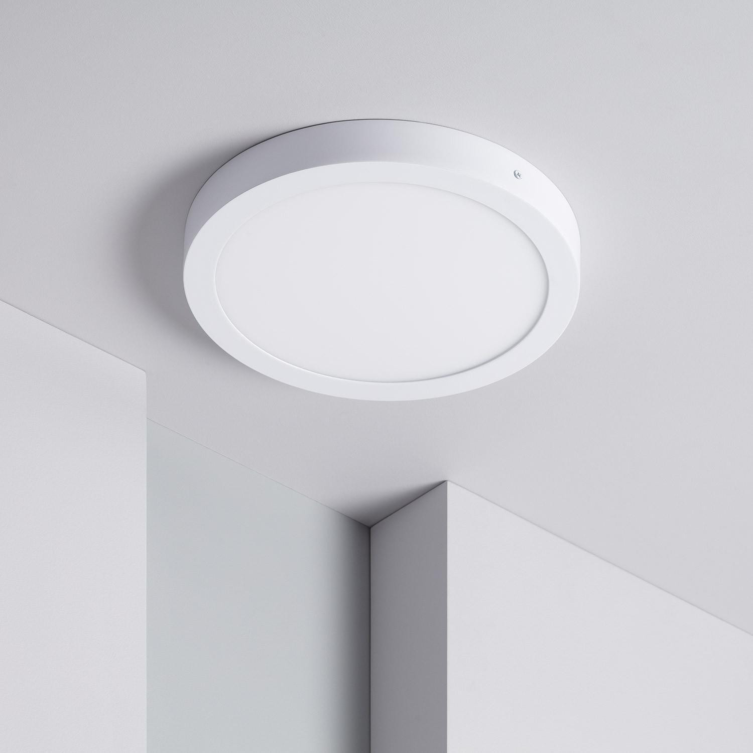 Plafonnier LED Rond 24W Ø295mm Blanc froid 6000K