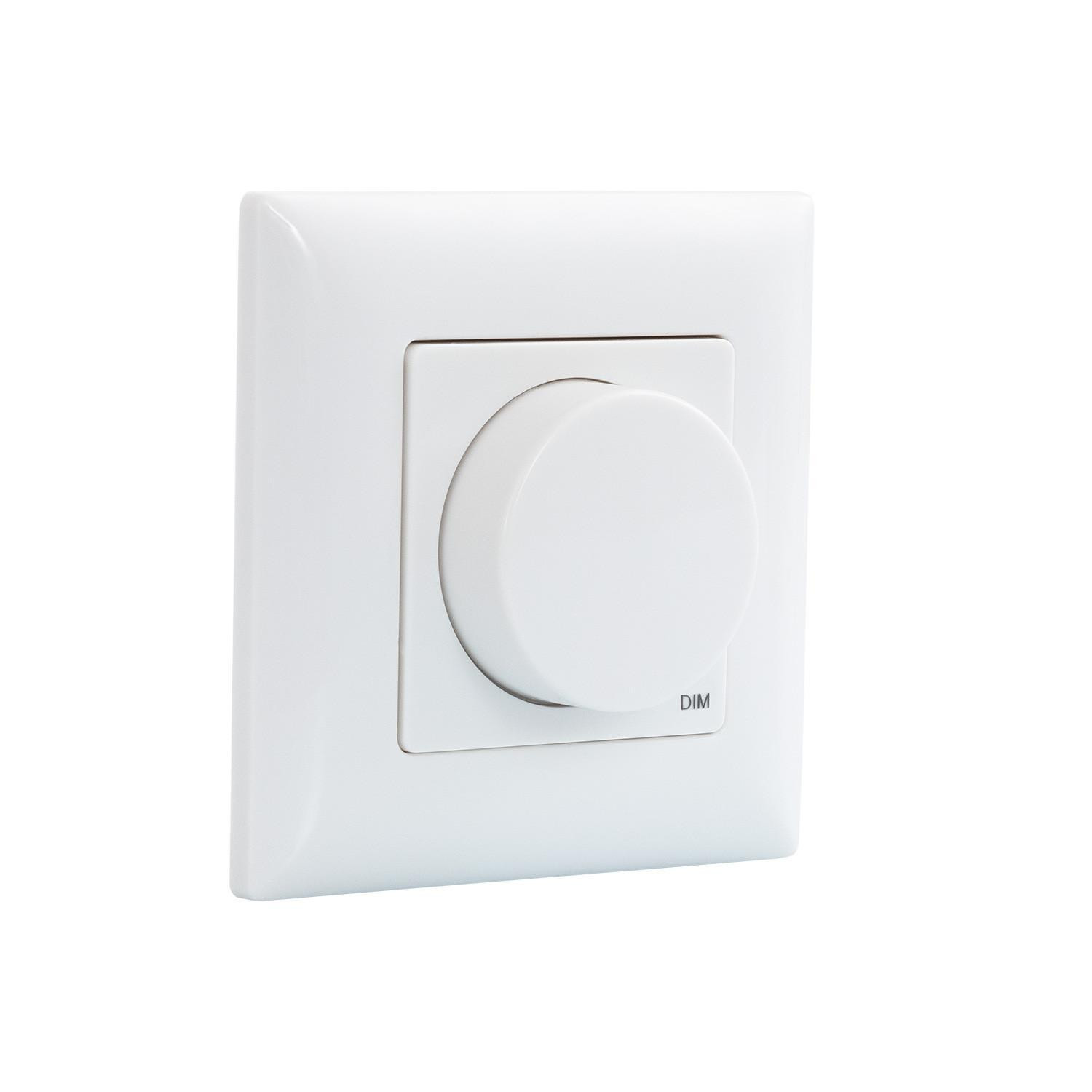 Contrôleur à Distance pour Variateur LED 1-10V et Triac RF Sans-Fil Blanc
