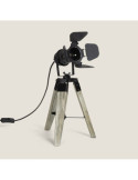 Lampe à Poser Métal et Bois Cinema Kurangna XS