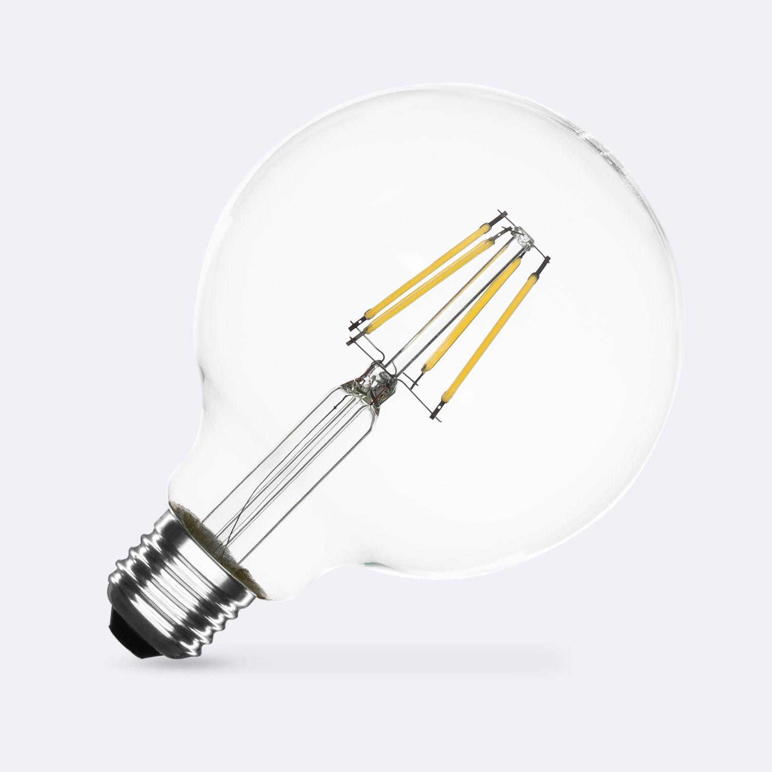 Ampoule LED Filament E27 6W 720lm Dimmable G95 No Flicker Blanc chaud 2700K
