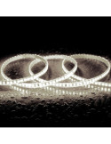 Ruban LED Dimmable Auto-redressement 220V SMD2835 120LED/m 1000 lm/m IP65 Largeur 12mm sur mesure Coupe tous les 10cm