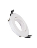 Collerette Downlight Ronde Orientable pour Ampoule LED GU10/GU5.3 Coupe Ø 70mm