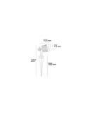 Spot LED Extérieur 6W sur Piquet Palm EasyFit 12V