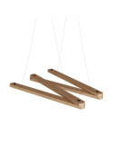 Support de Plafond Réglable en Bois Zigh-Zagh pour Suspension Creative-Cables Modèle ZIGH-ZAGH01