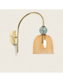 Lampe Murale Métal et Verre Baudelaire