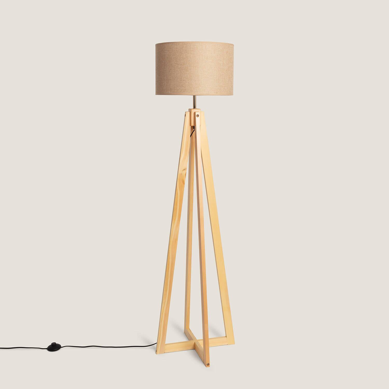 Lampadaire Bois Korsade Camel