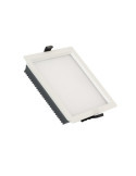 Downlight LED 25W Carré SAMSUNG Aero 130 lm/W Microprismatique LIFUD Coupe 165x165 mm