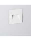 Balise LED Extérieure 3W Encastrable au Mur Carrée Wabi Blanche