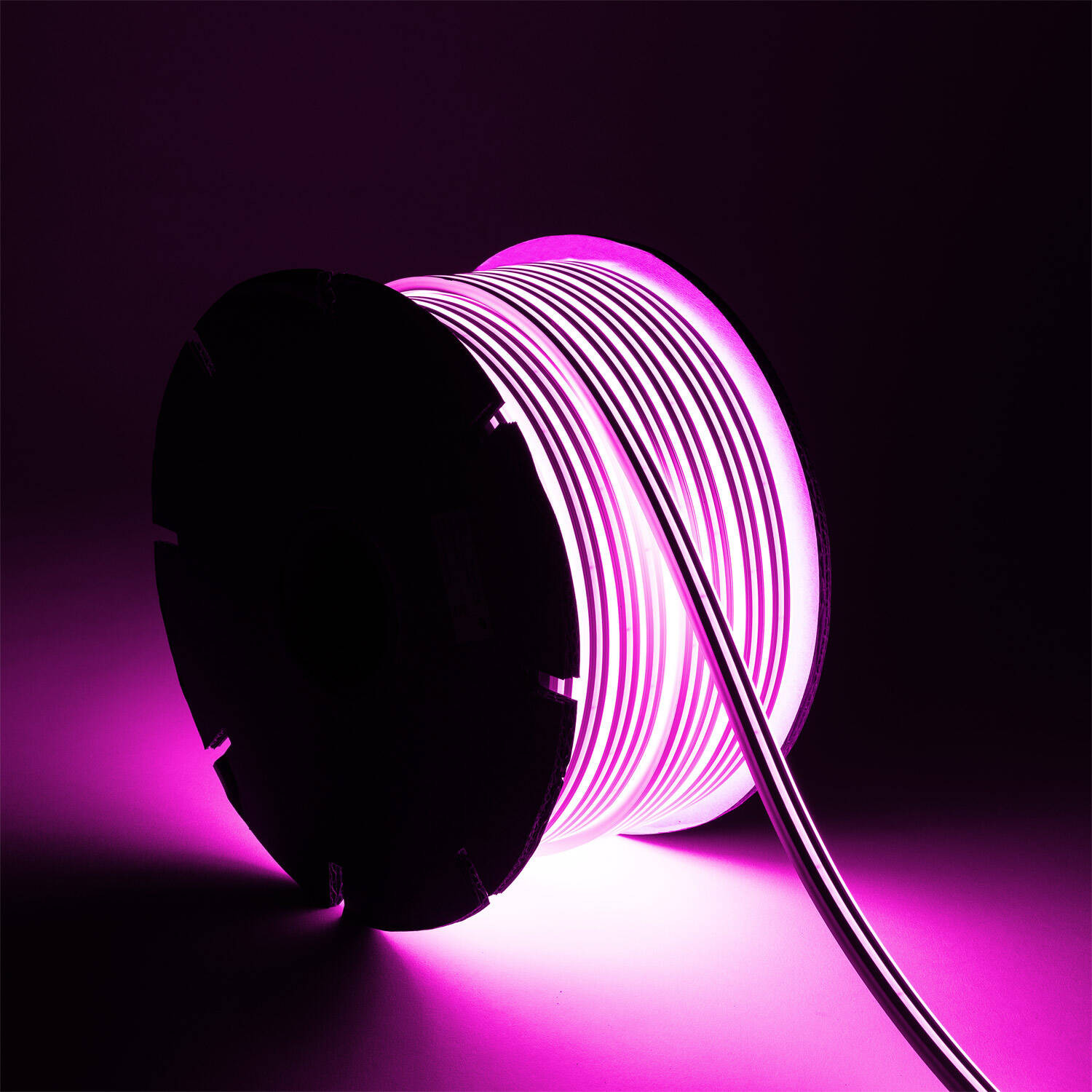Bobine Gaine Néon LED 24V DC NFLEX6 FreeCut 50 Mètres IP65 Rose