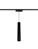 Spot LED Suspendu sur Rail Magnétique 25mm Extra-Plat 15W 48V Quartz Noir