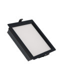 Downlight LED 30W Carré SAMSUNG Aero 130 lm/W Microprismatique LIFUD Coupe 210x210 mm Noir
