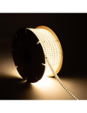 Bobine de Ruban LED Dimmable 220V SMD2835 50m 120LED/m 750 lm/m Largeur 12mm 50m IP65