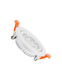 Spot Downlight LED 5W Rond COB CRI90 Slim Coupe Ø 75 mm