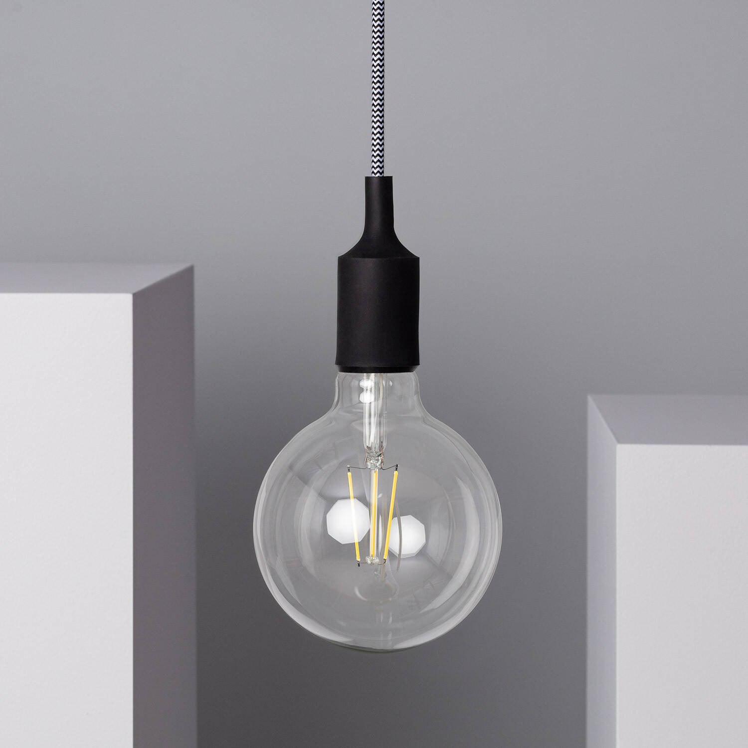 Suspension Rubik Noir