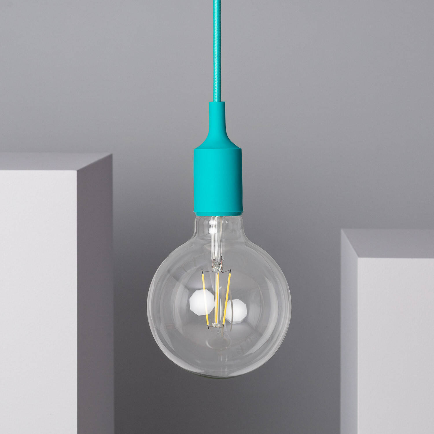 Suspension Rubik Turquoise