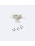 Connecteur Type « T » pour Ruban LED CCT 220V AC Largeur 14 mm
