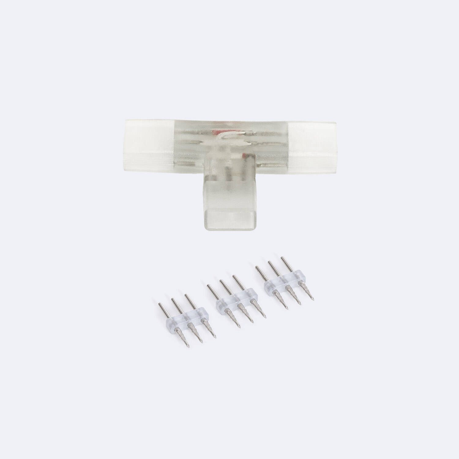 Connecteur Type « T » pour Ruban LED CCT 220V AC Largeur 14mm 14 mm