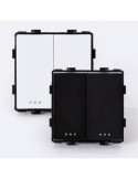 Interrupteur Double Bouton-Poussoir Modern