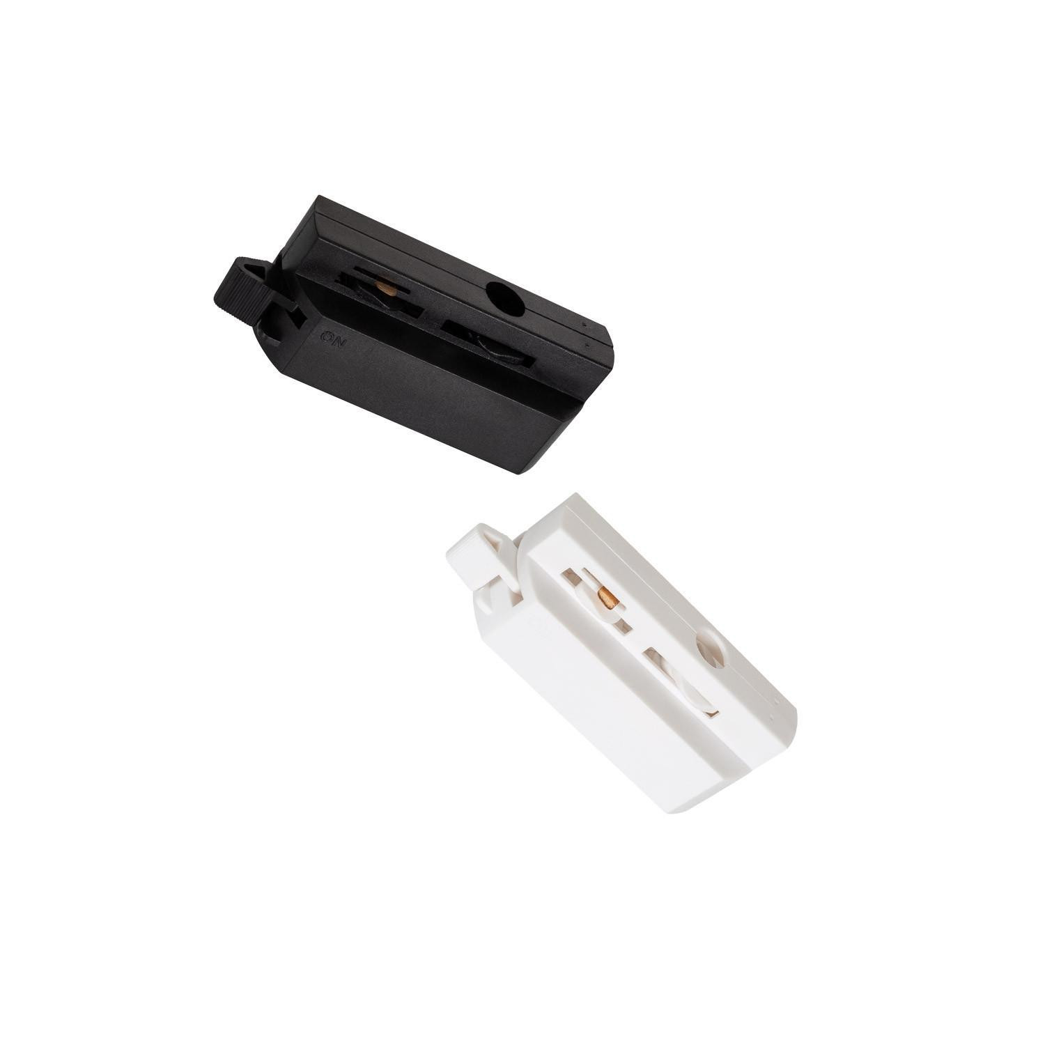 Adaptateur pour Rail Monophasé Blanc