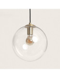Suspension Métal et Verre Moonlight Clear